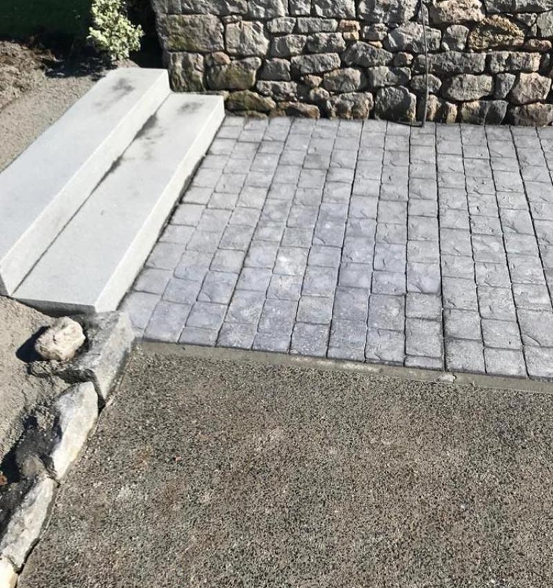 Terrasse et pavage