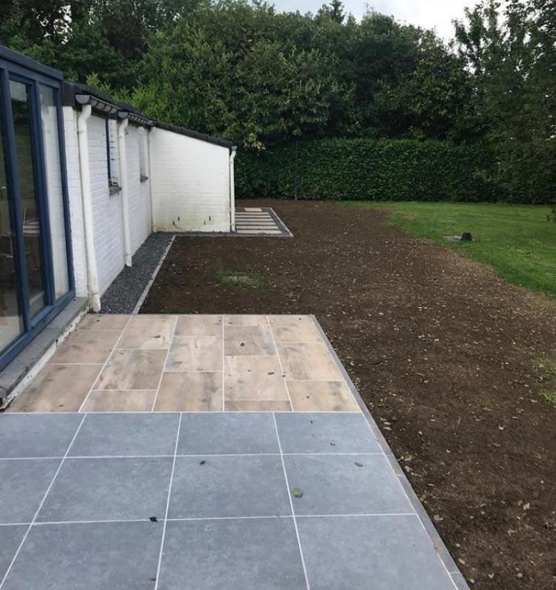 Terrasse et pavage
