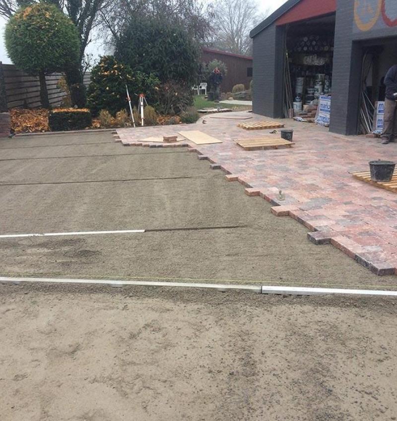 Terrasse et pavage